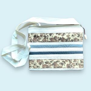 Animal Print Pet Lover Mini Crossbody Zippered Bag NWT